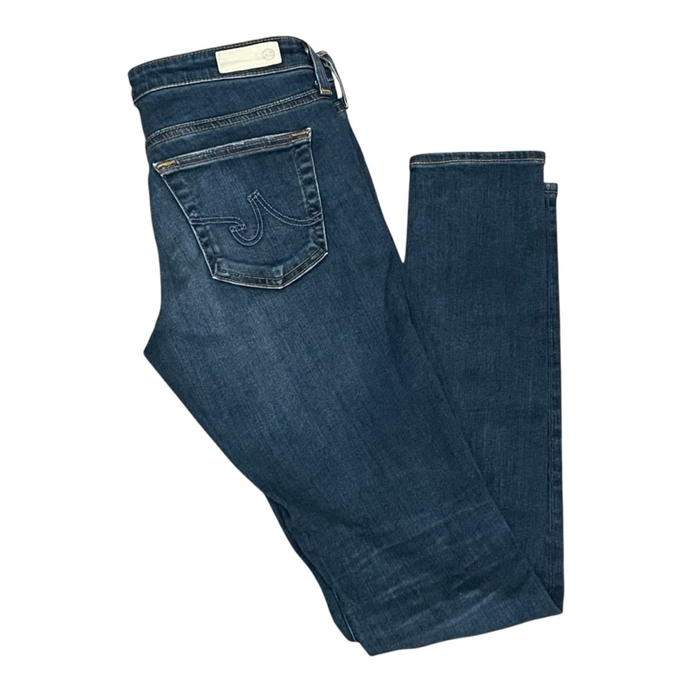 Ag ADRIANO GOLDSCHMIED Blue Distressed Jeans The Legging Size 26